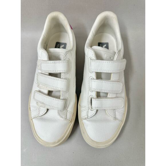 Veja Recife Chromefree Extra White Ultraviolet Hook & Loop sneaker US 9 Euro 40 - Picture 8 of 16